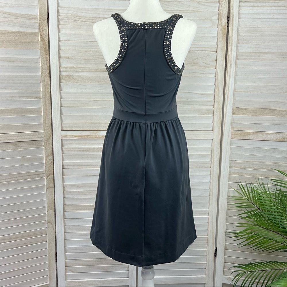 Cynthia Rowley Scoop Neck Embellished Scuba Dress Medium - Picture 6 of 14